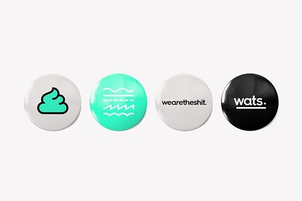Pin buttons. #badge #button #shit #pin #green