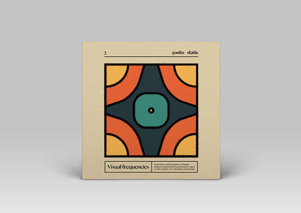 Visual frequencies on Behance #visual #heymikel #frequencies #chladni #illustration #patterns