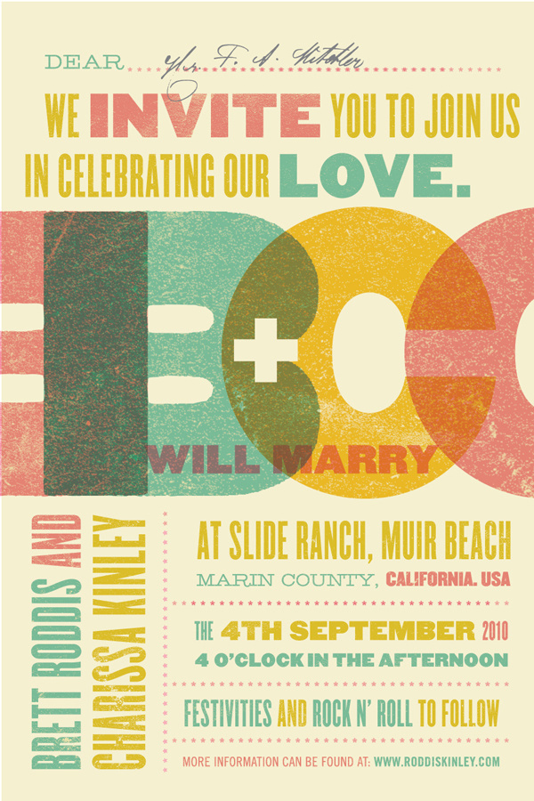 Andy Hayes - Roddis Wedding Invitation #invite #andy #invitation #hucklebuck #retro #vintage #wedding #hayes