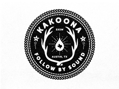 Kakoona #mark #badge #black #vintage #logo