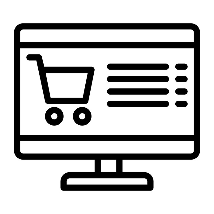 See more icon inspiration related to monitor, screen, ecommerce, broswer, multimedia, online shop, shopping cart, online shopping, web page, website, marketing, business and commerce and shopping on Flaticon.