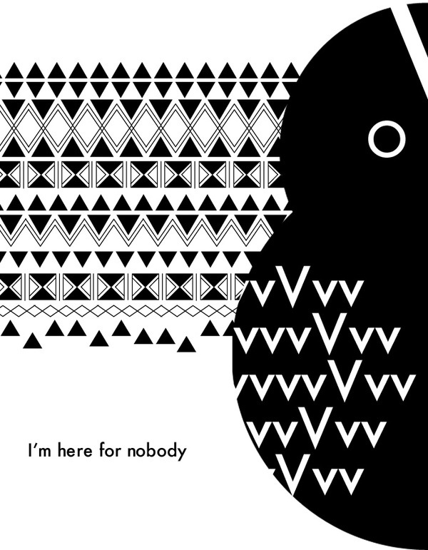 I'm here for nobody #illustration #design #graphic