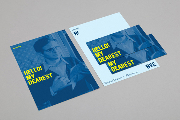 stationery set3 #movie #stationery #yellow #color #head #letter #film #blue