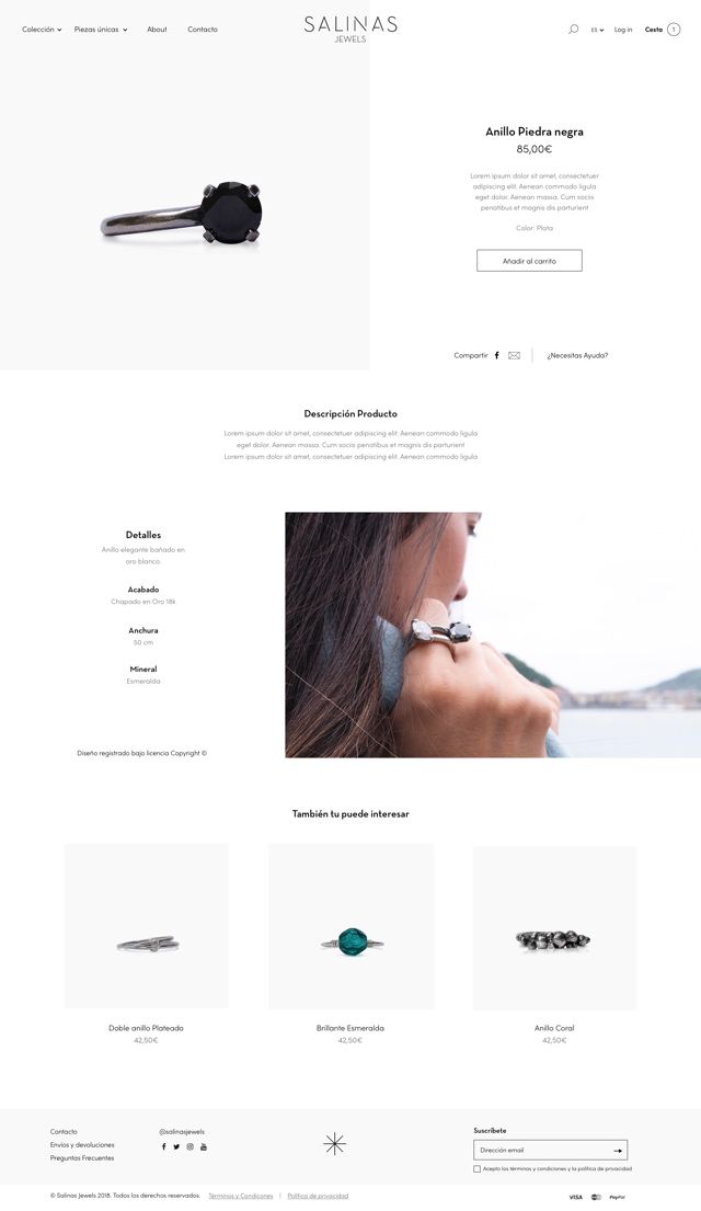 Made by Gelpi e-commerce design