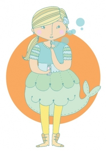 Animal Dress-Up: Under the Sea on the Behance Network #dingbats #hidden