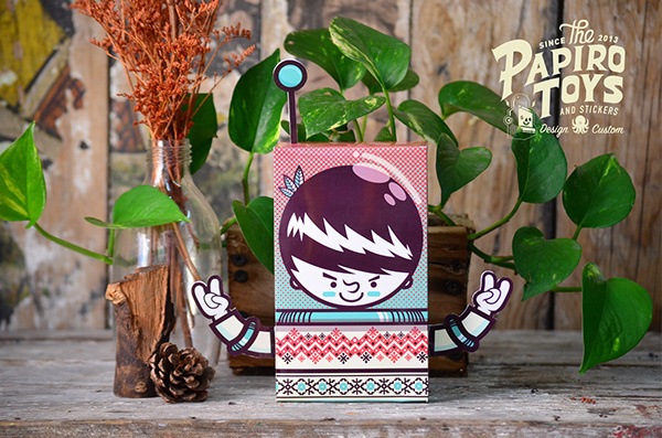 PAPER TOYS SERIE I on Behance #vector #astronaut #illustration #paper #toy