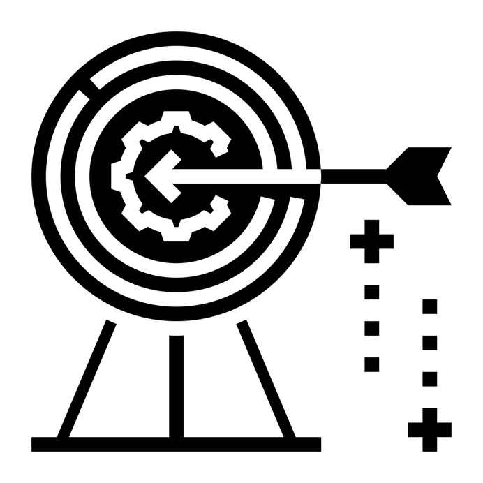 See more icon inspiration related to goal, process, subject, target, Purpose, finance, objective, network, networking, business and arrow on Flaticon.