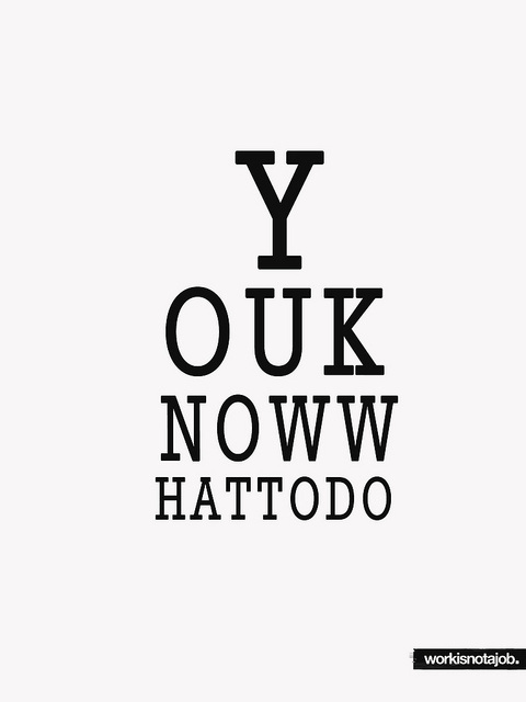 You know what to do. #inspiration #typography