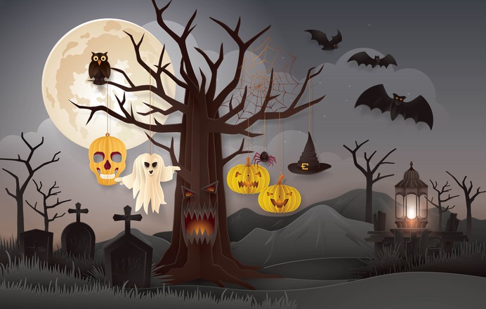 beginner easy halloween paintings & paint by numbers #painting