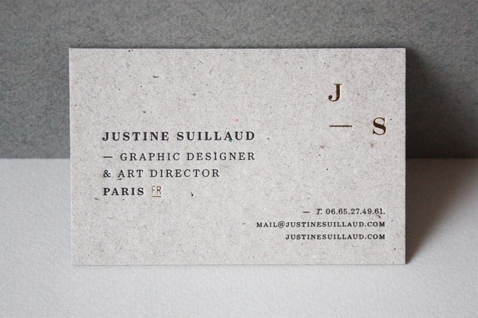 #businesscard #cardboard #logo #monogram #emboss #foil #letterpress #goldfoil