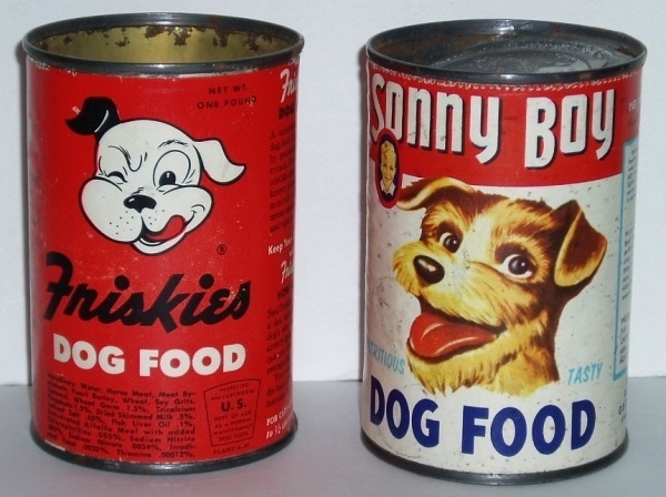 All sizes | Dog Food Cans | Flickr - Photo Sharing! #illustration #vintage #label #typography