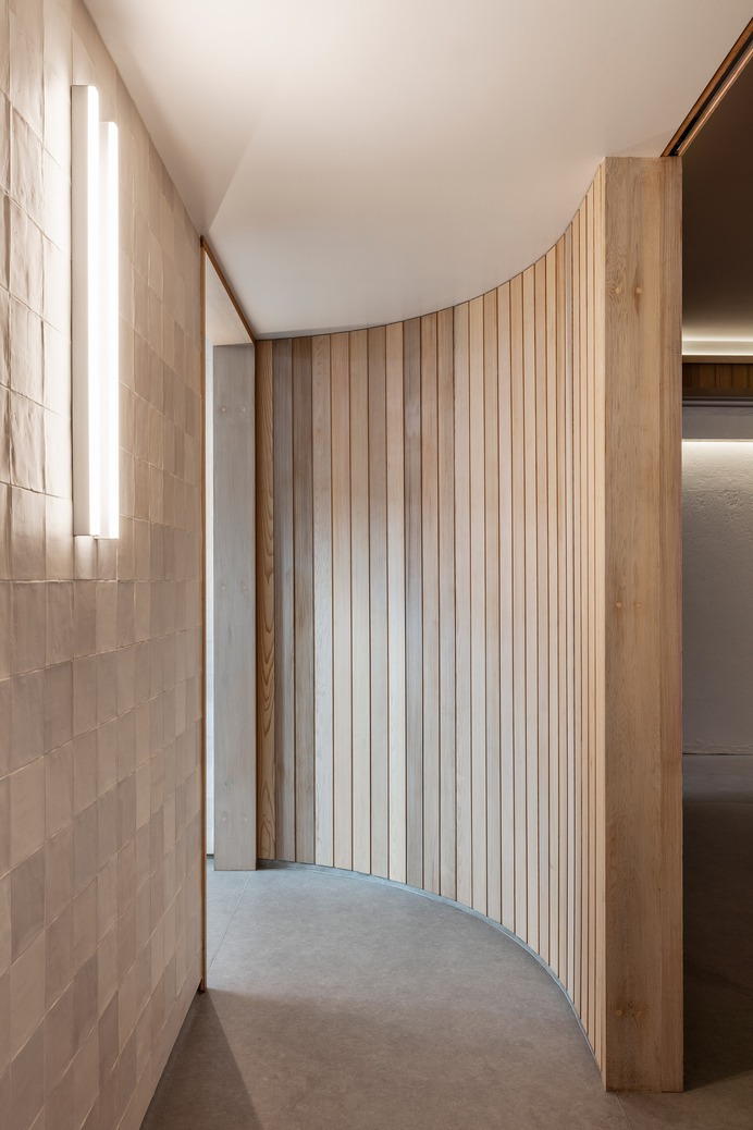 Esoteriko pairs timber and metal inside Shelter wellness centre in Sydney