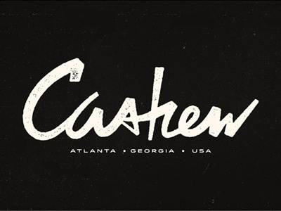 Cashew #cashew #typography