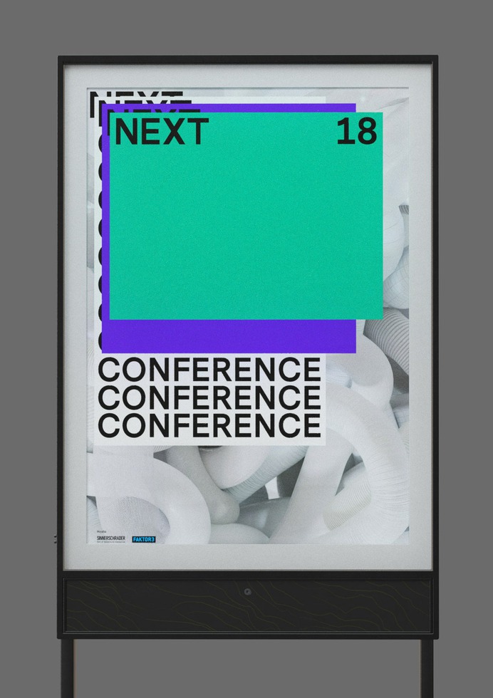 NEXT18 in 3D - Mindsparkle Mag Vincent Schwenk created a 3D Design and Animation for the Next Conference 2018 in Hamburg. #logo #packaging #identity #branding #design #color #photography #graphic #design #gallery #blog #project #mindsparkle #mag #beautiful #portfolio #designer