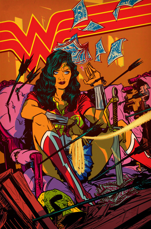 Wonder Woman Comic Style Geek Art By Nathan Fox #wonder #nathan #woman #fox
