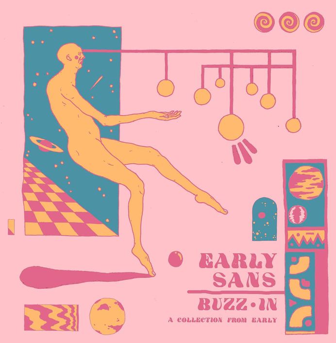 Cover art for @earlysans_soulgasm "Early Sand - Buzz In" gonna be released on August 22nd on @fantasyfictionrecords #illustration #surreal #graphic #drawing #mixedmedia #weird #art #artwork #analog #digital #coverart