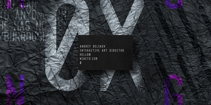 Niketo Regular font on Behance