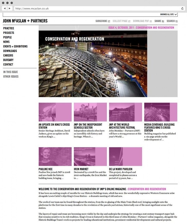 rJohn McAslan + Partners. Website. #agency #tree #in #london #design #fish #graphic #website #identity #logo #brochure