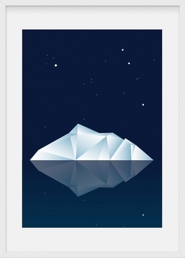 rock that horse — iceberg - A4 #night #iceberg