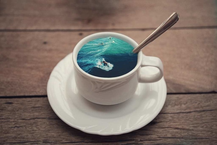 Unique Coffee Cup Manipulations by Victoria Siemer #Manipulations #artistic #uniqeDesign
