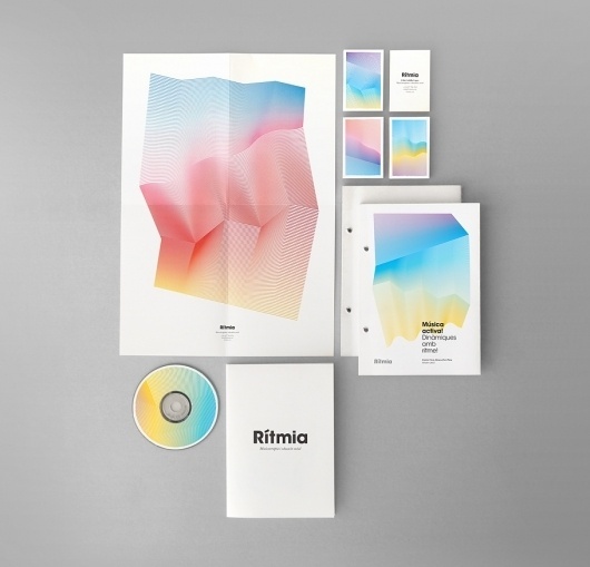 Rítmia identity by Atipus. - #colors #design #graphic