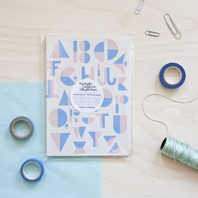 #nordic #design #graphic #illustration #danish #bright #simple #nordicliving #living #interior #kids #room #notebook #alphabet #blue #rosa