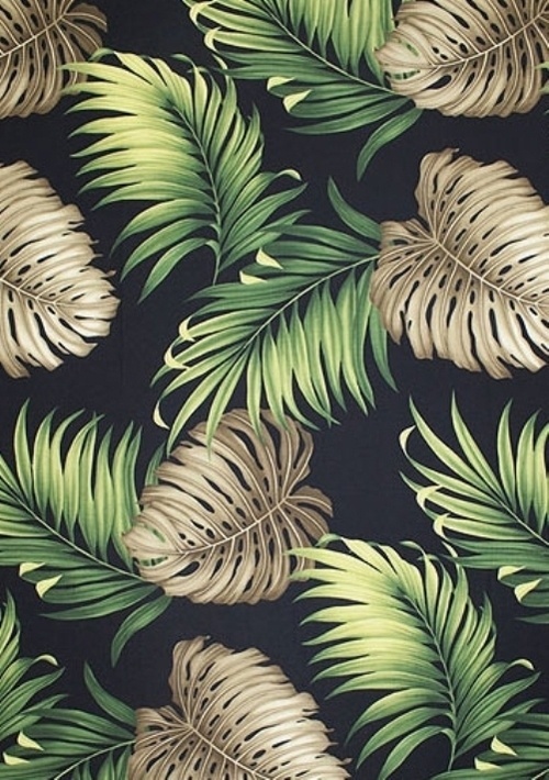 Graphic design( Monstera Black , photography byÂ barkclothhawaiiÂ [source], viaÂ thevuas) #design
