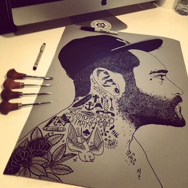 W.I.P 2012 on Behance #illustration #doodle #art