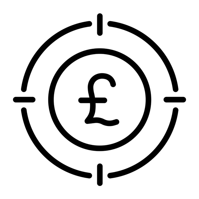 See more icon inspiration related to pound, business and finance, pound sterling, aim, sniper, shooting, weapons, marketing and target on Flaticon.