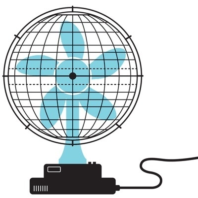 Global Warming : Oliver Munday Graphic Design #illustration #design #globe #fan
