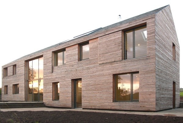 17_Feilden Fowles_Ty Pren_Solar Facade #timber #house #feilden #architecture #long #fowles
