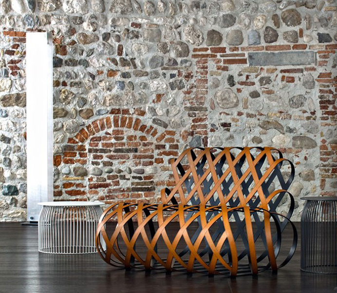 Relaxing Steel Armchair