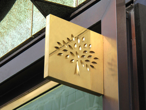 Mulberry Branding #sign #signage #gold