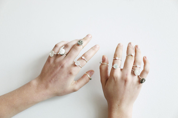 Khilana Sterling Silver Collection || PARALLEL PULSE #pyrite #silver #crystal #sterling #ring
