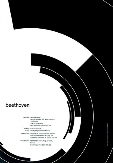 Visual Kontakt - Design, Fashion, Photography, Architecture, Illustration and Typography: Josef Müller-Brockmann: Design #brockmann #swiss #white #grids #design #black #mller #josef #typography