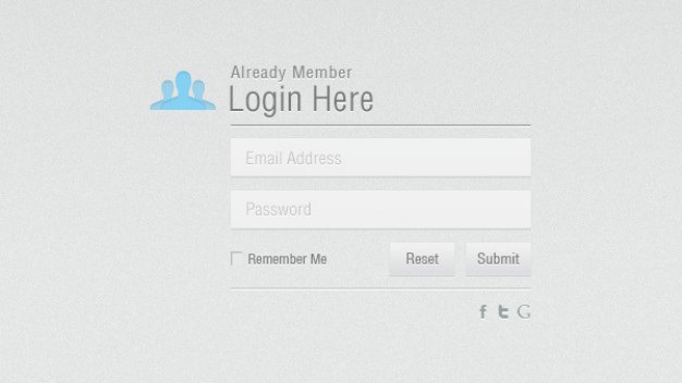 White login screen psd material Free Psd. See more inspiration related to White, Form, Psd, Login, Screen, Material and Horizontal on Freepik.