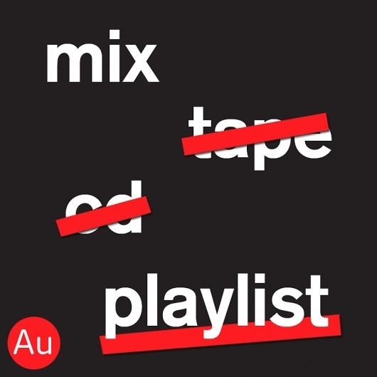 Au! Au! Au! Au! Au! Au! Au! Au! #album #design #cover #mixtape #typography