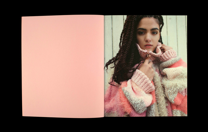 Ruby - Luke Dodridge #publication #fashion #lookbook #book #black #pink #design #branding #identity