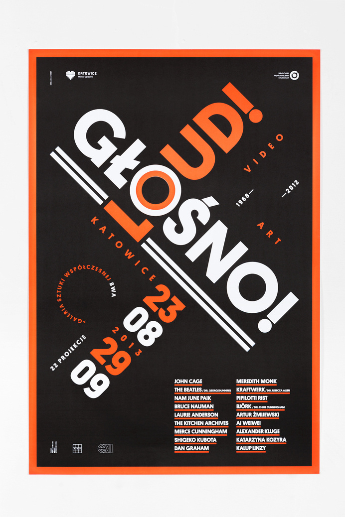 LOUD! / GŁOŚNO prints #poster #typography