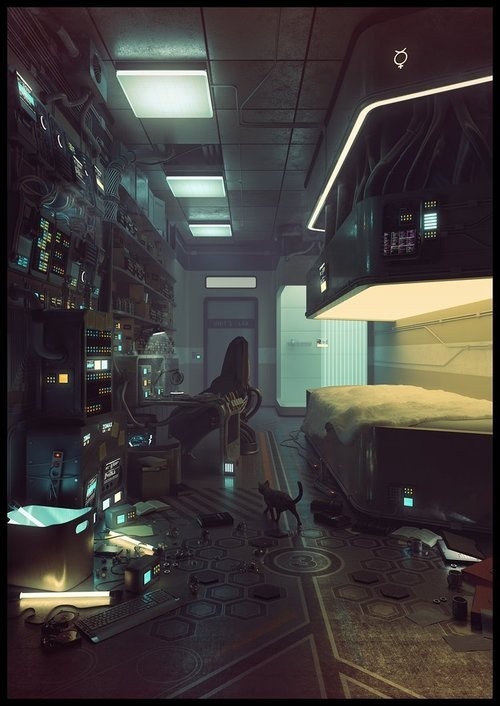 Mercury by Eimer – Tumblr #futurism #eimer #illustration #mixed #media