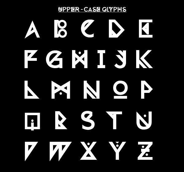 ECHELON Typeface 2012 on Behance #design #graphic #typeface