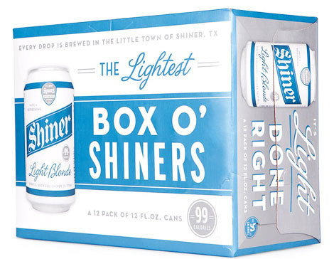 Shiner Light Blonde Case #packaging #beer #can