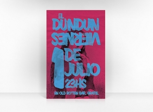 DUN DUN - ignacio fretes #design #retro #dun #illustration #poster #typography