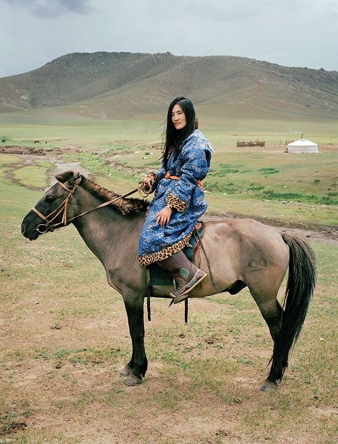 the most beautiful thing ever. Nomads + Luxuries Mongolia photographed by Frédéric Lagrange for HERMES #strength #nomad #horse #culture #balance #colour