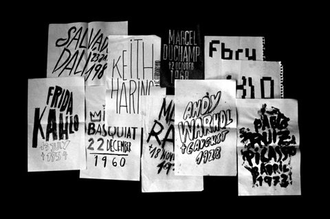 FFFFOUND! | Festival de teatro WAA #trivio #festival #design #graphic #we #trivitown #posters #are #teathre #alive #javier