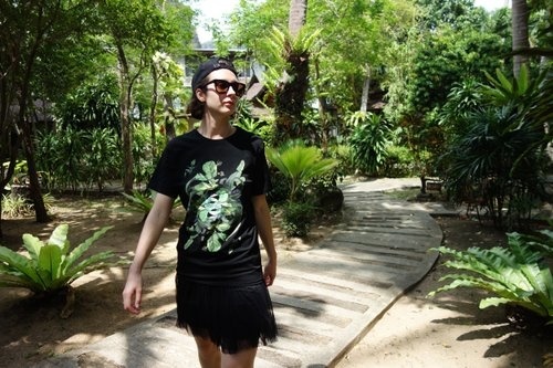Plants T-shirt KFKS #tshirt #style #Hawaii #Bali #black #design #kfksstore