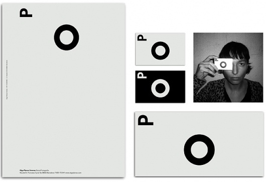 Natalia Cuadrado #olga #white #spain #business #branding #card #black #cuadrado #planas #barcelona #and #natalia #type #letterhead #typography