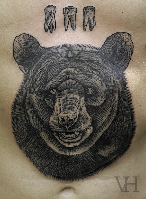 http://valentinhirsch.wordpress.com/ #teeth #bear