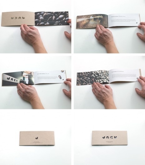 Jacu Coffee Roastery - Visual identity/Branding on the Behance Network #pages #beans #book #jacu #spreads #hands #coffee #layout