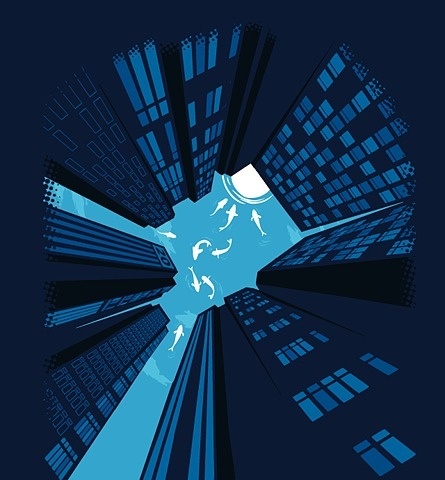 "Solitary Dream Pt2" - T-shirt by Budi Satria Kwan #illustration